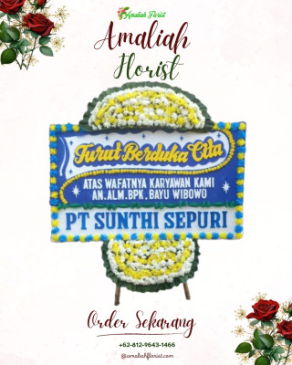 Papan Bunga Duka di Petojo Selatan