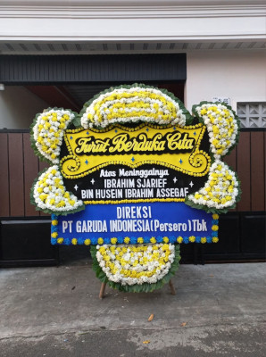 Papan Bunga Duka di Petojo Selatan